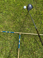 Salt City Golf - Customized Alignment Sticks - Hickory - Pair
