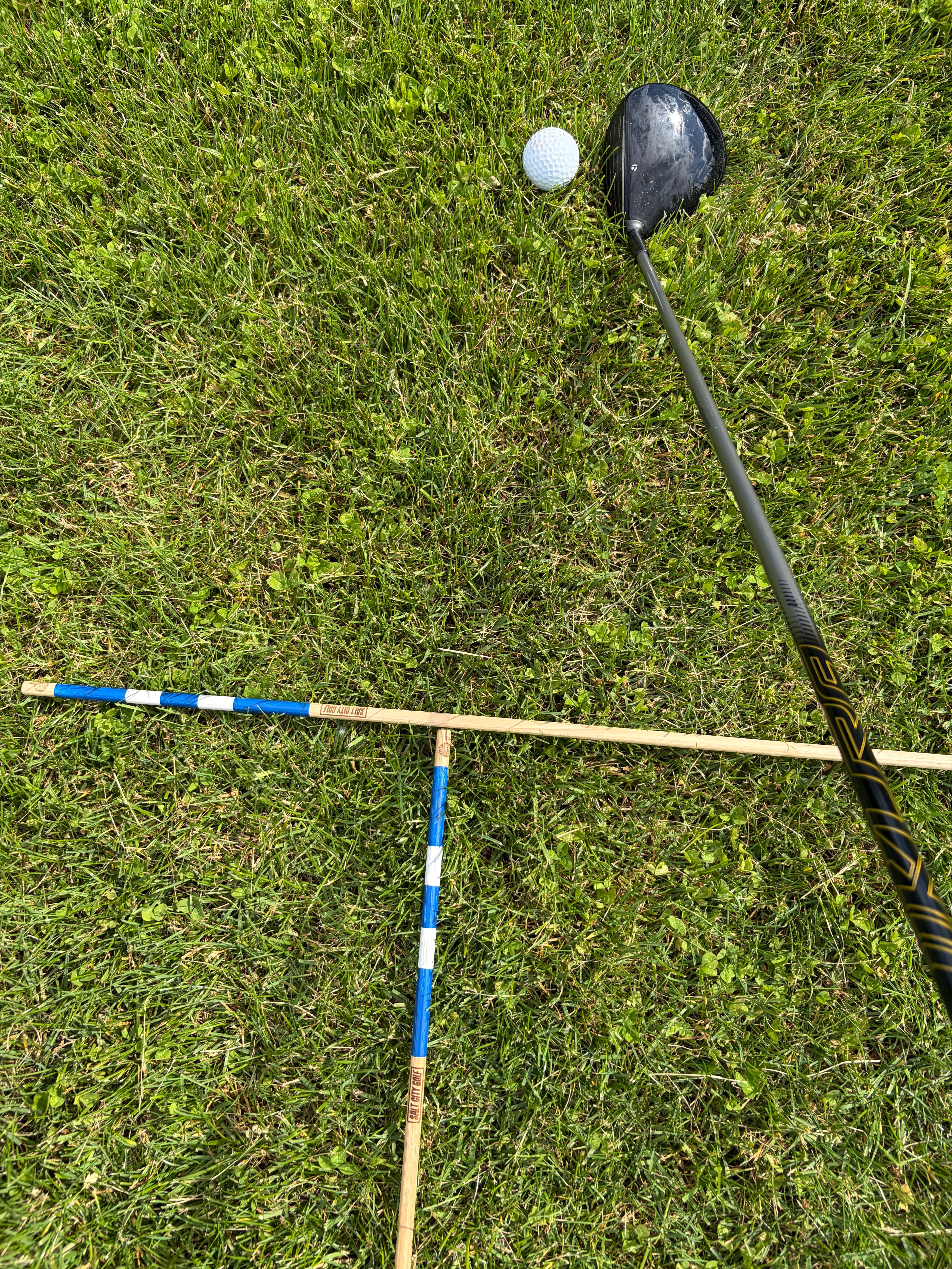 Salt City Golf - Alignment Sticks - Hickory - Pair