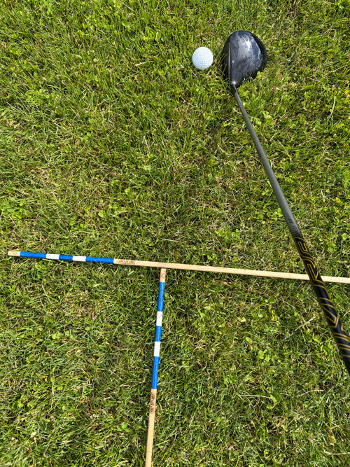 Salt City Golf - Alignment Sticks - Hickory - Pair