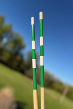 Salt City Golf - Customized Alignment Sticks - Hickory - Pair