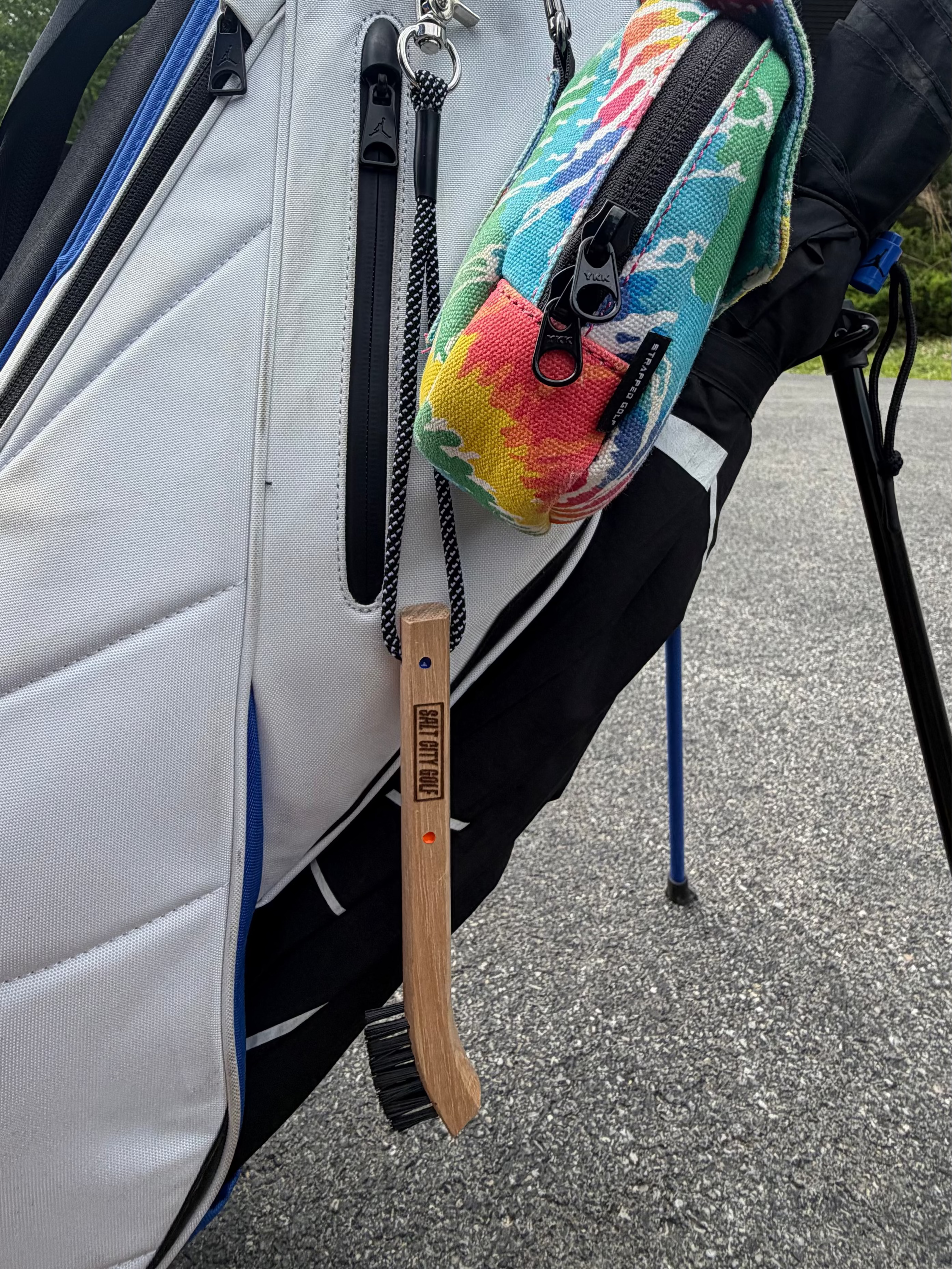 Salt City Golf - Club Brush - Hickory