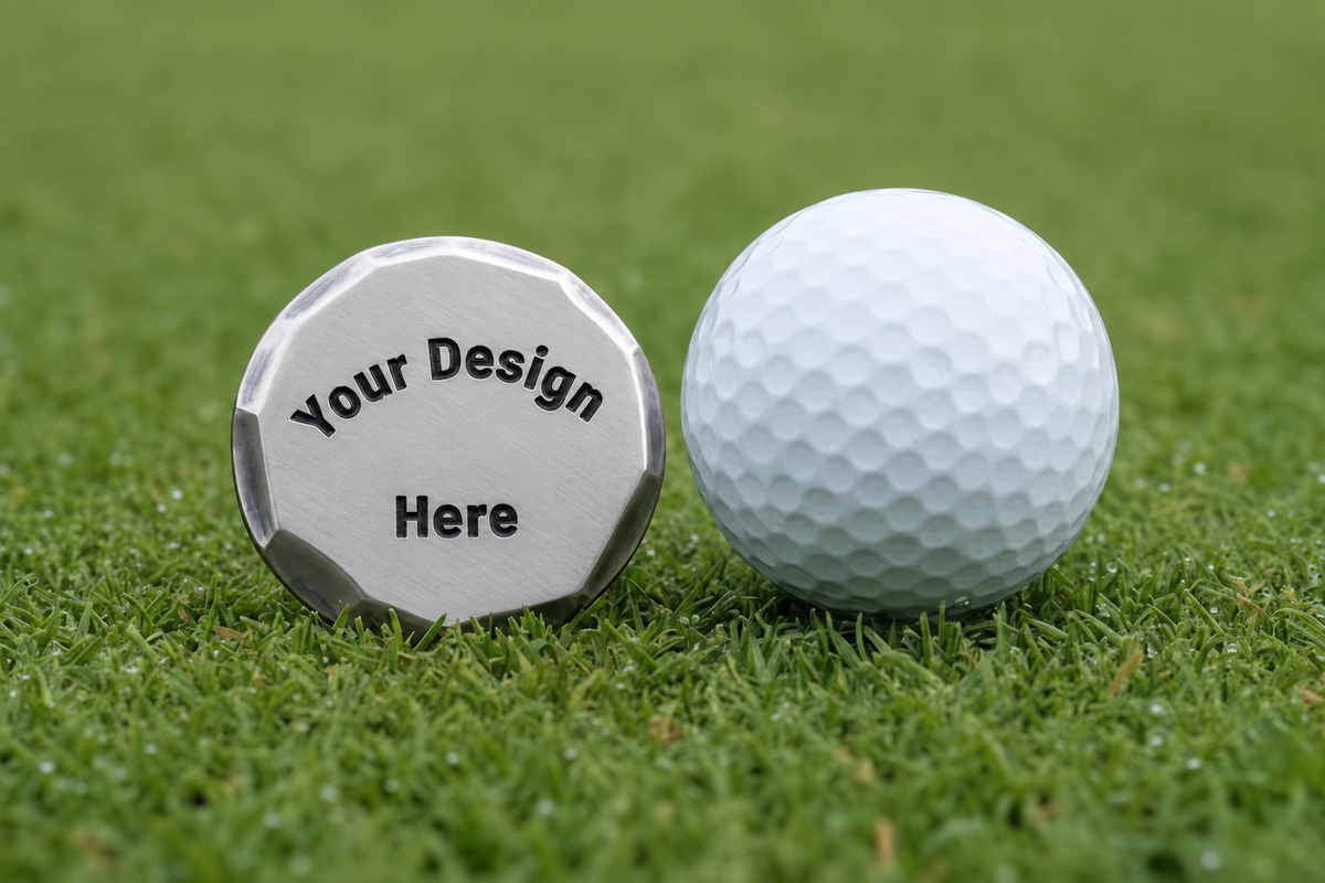 Salt City Golf - Ball Marker - Hammered Edge