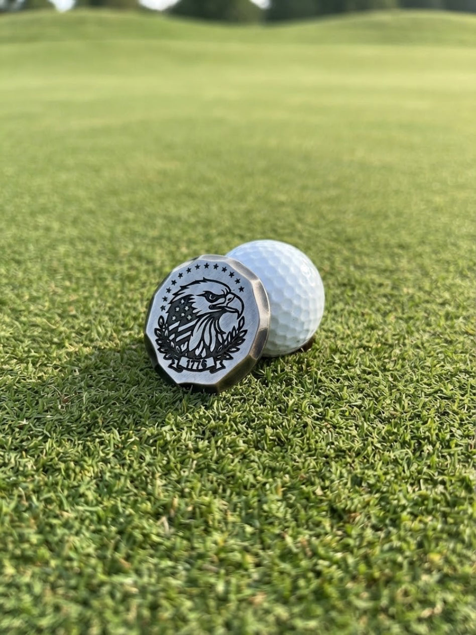 Salt City Golf - Ball Marker - Hammered Edge