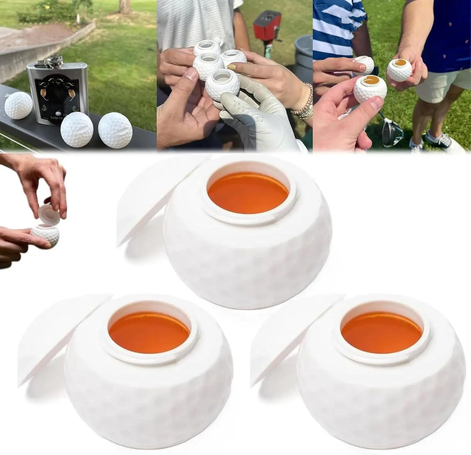 SportShots - Golf Ball Shots - 3 pack