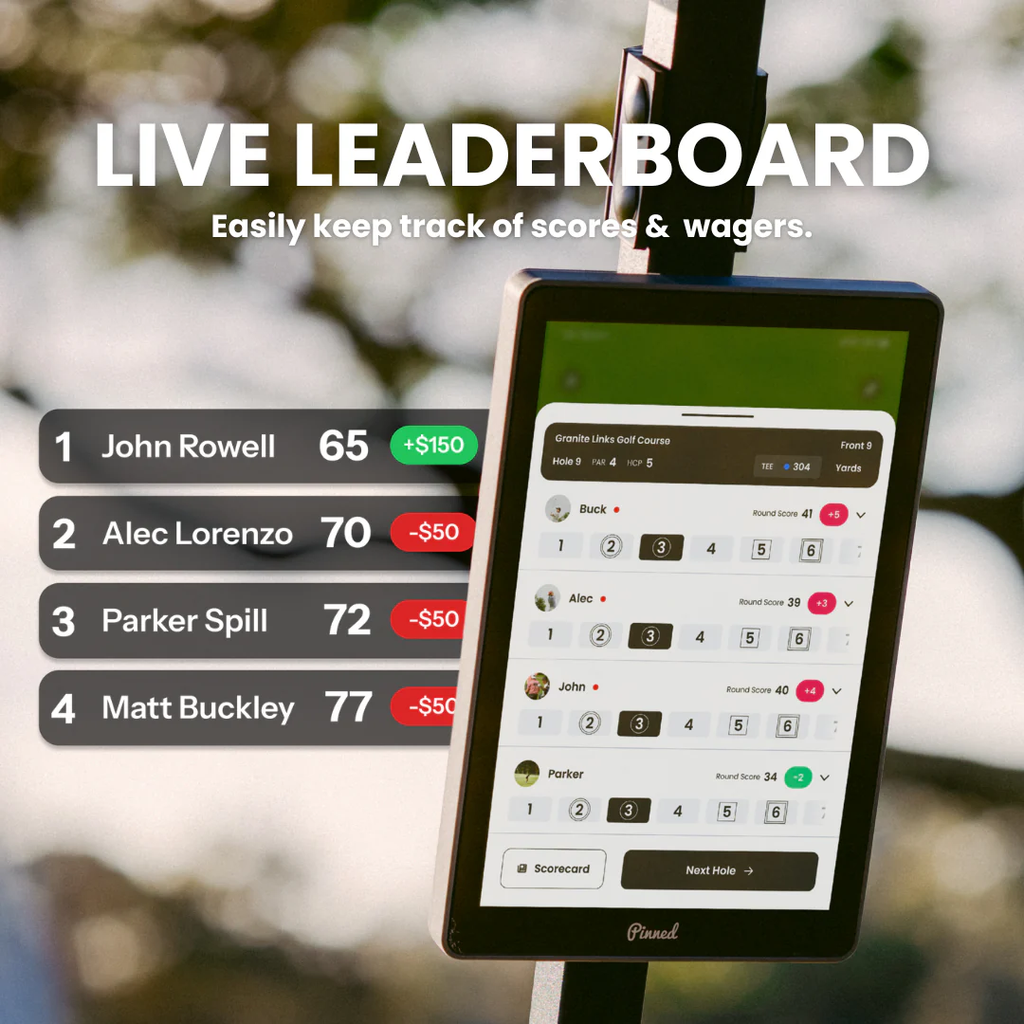 Pinned - Caddie GPS Smart Tablet