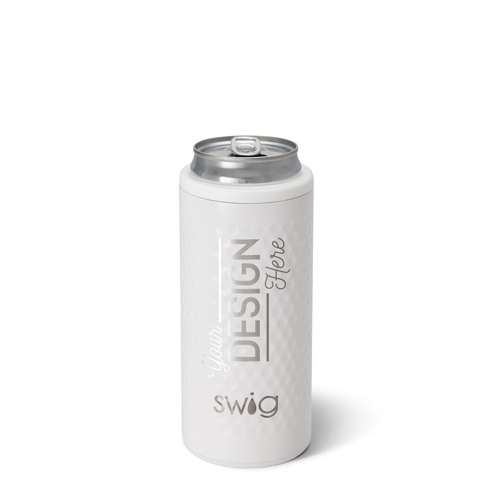 Swig - Customized Golf Ball Skinny Can Cooler 12oz