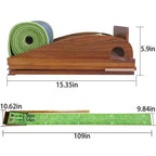 Salt City Golf - Practice Putting Mat - Wood - 8ft