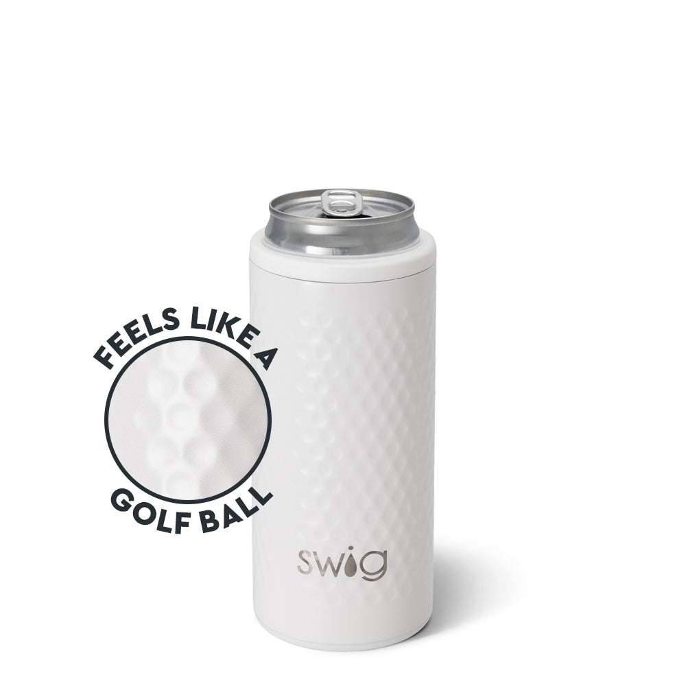 Swig - Golf Ball Skinny Can Cooler 12oz